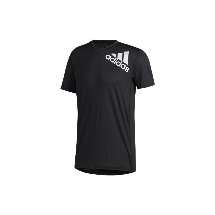 adidas Ask 2 Ftd Bos T Logo Printing Sports Training Short Sleeve Black Men s GH5106 L