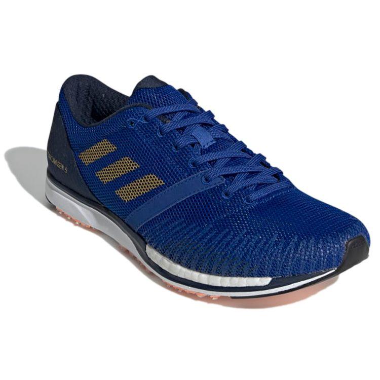 Adidas Adizero Takumi Sen 5 Breathable Low-Top Marathon Running Shoes Men Sneakers Blue G28890