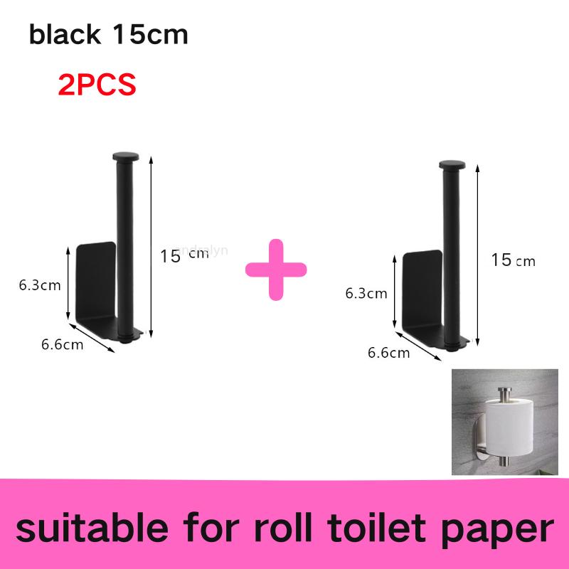 1-3pcs Kitchen Toilet Paper Holder Tissue Holder Hanging Bathroom Toilet Paper Holders Roll Paper Holder Towel Rack Storage Rack