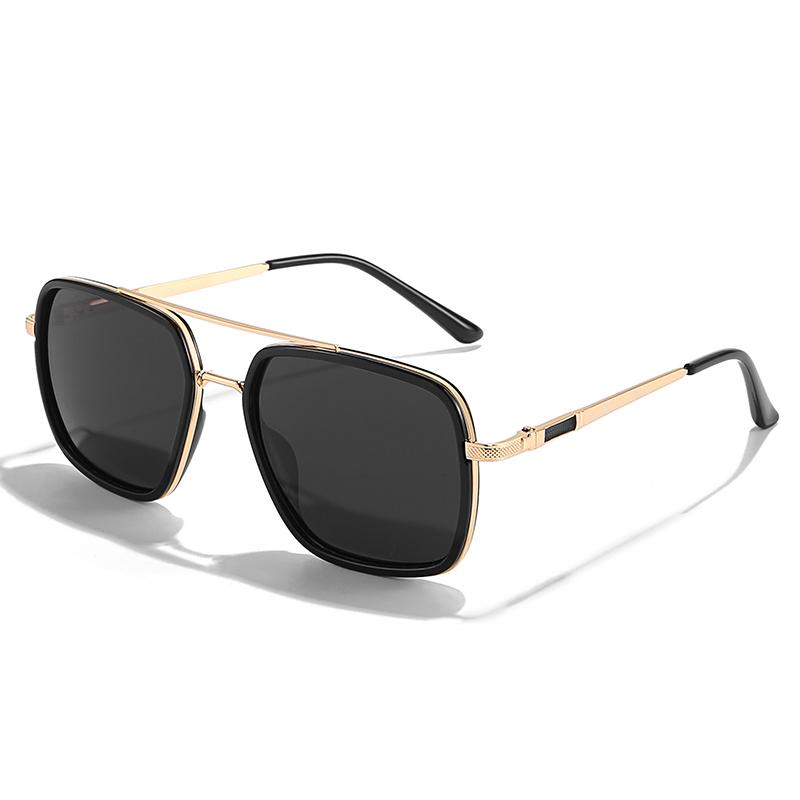 HBK 2024 Polygonal Polarized Driving Sunglasses with TR Frame Stylish Eyewear for Driving