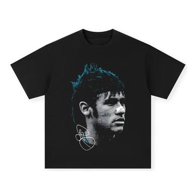 Neymar Amerikan Futbolu Yıldızı Baskılı Pamuklu Kısa Kollu Tişört Erkek Kadın Giyim Athleisure Baskılı Moda Oversize Günlük Tişört