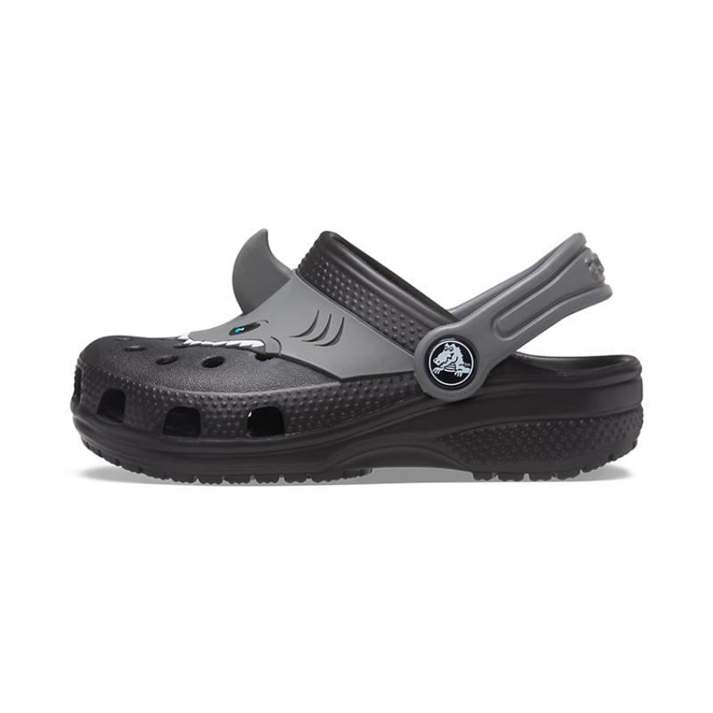 

Crocs Fun Lab Classic I AM Shark Clog Stylish Hole Sandals Grey Kids Model 22-23