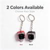 Ftcy 2Pcs Electric Shock Keyboard Keychain Prank Keyboard Button Keychain Mini Click Fidget Toy Pendant Backpack Charm