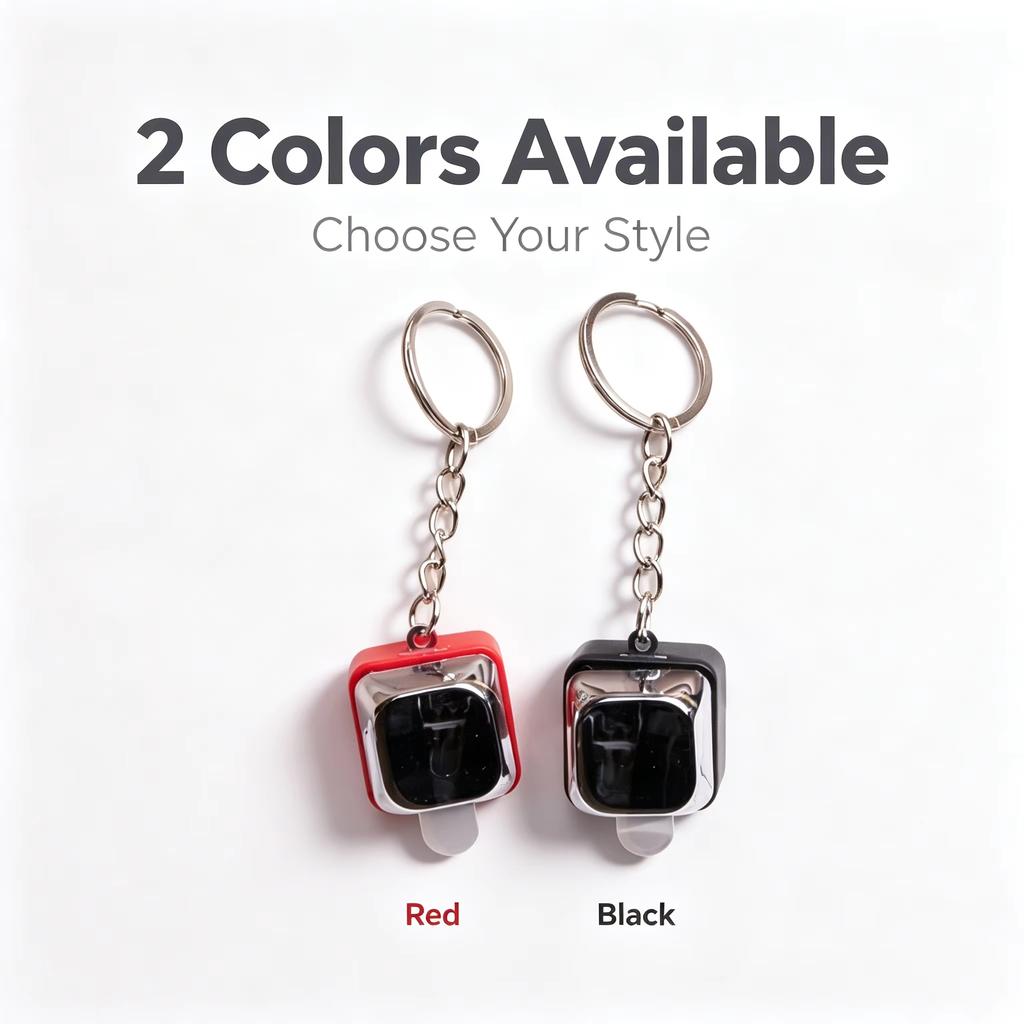 Ftcy 2Pcs Electric Shock Keyboard Keychain Prank Keyboard Button Keychain Mini Click Fidget Toy Pendant Backpack Charm