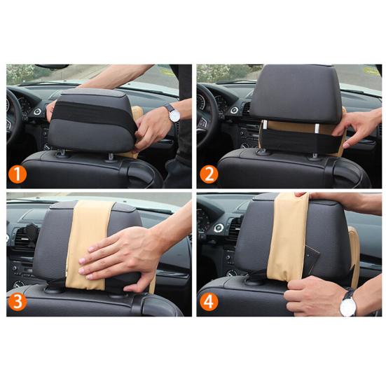 Car Headrest Pad Seat Pillow Head Memory Foam Neck Rest Support Soft Cushion