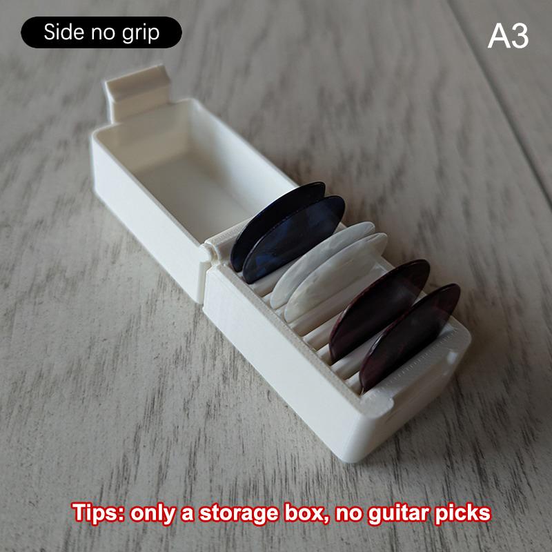 

Guitar Pick Holder Portable Guitar Pick Storage Box With Lid Dustproof 10 Compartments Perfect Gift For Guitar Enthusiasts