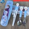 4-piece Frozen 2 Elsa (Chopsticks + Spoon + Fork + Box) 2463