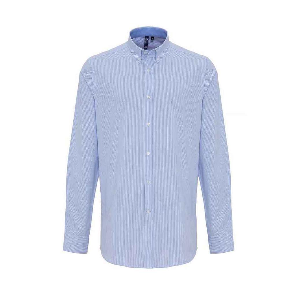 Premier Mens Stripe Oxford Shirt