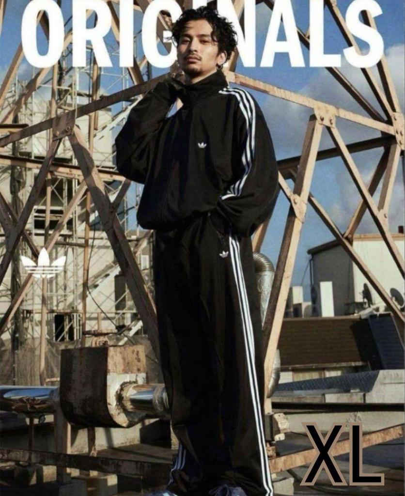[USED] Adidas Beckenbauer Track Pants in Black and White (XL) by Daiki Tsuneta, Unisex