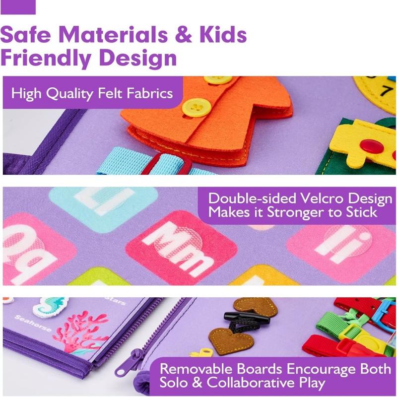 Children's Busy Board Montessori Toys Busy Books And Sensory Toys For Young Children Boys Girls Creative Tourism Gifts