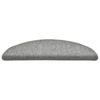 Step Mats 15 Pcs. 56 X 17 X 3 Cm Light Grey Semi Round