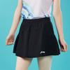 Li Ning Badminton Series Sports Simple Solid Color Quick-Dry Comfortable Skirt Women Skirts Black ASKV010-1