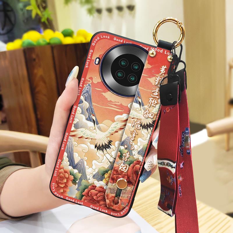 Für Mama Handschlaufe Handyhülle Für Cubot Note20 Schutz Staubdicht Rückseite Abdeckung Ring Ältere Dame Ständer Stoßfest