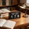 Book Counter Decorative Piece With Number Cubes Books Read This Year Trackers for Reading Goal Display Readers Gift