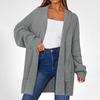 Women's Casual And Fashionable Loose Long Sleeved Sweater Jacket