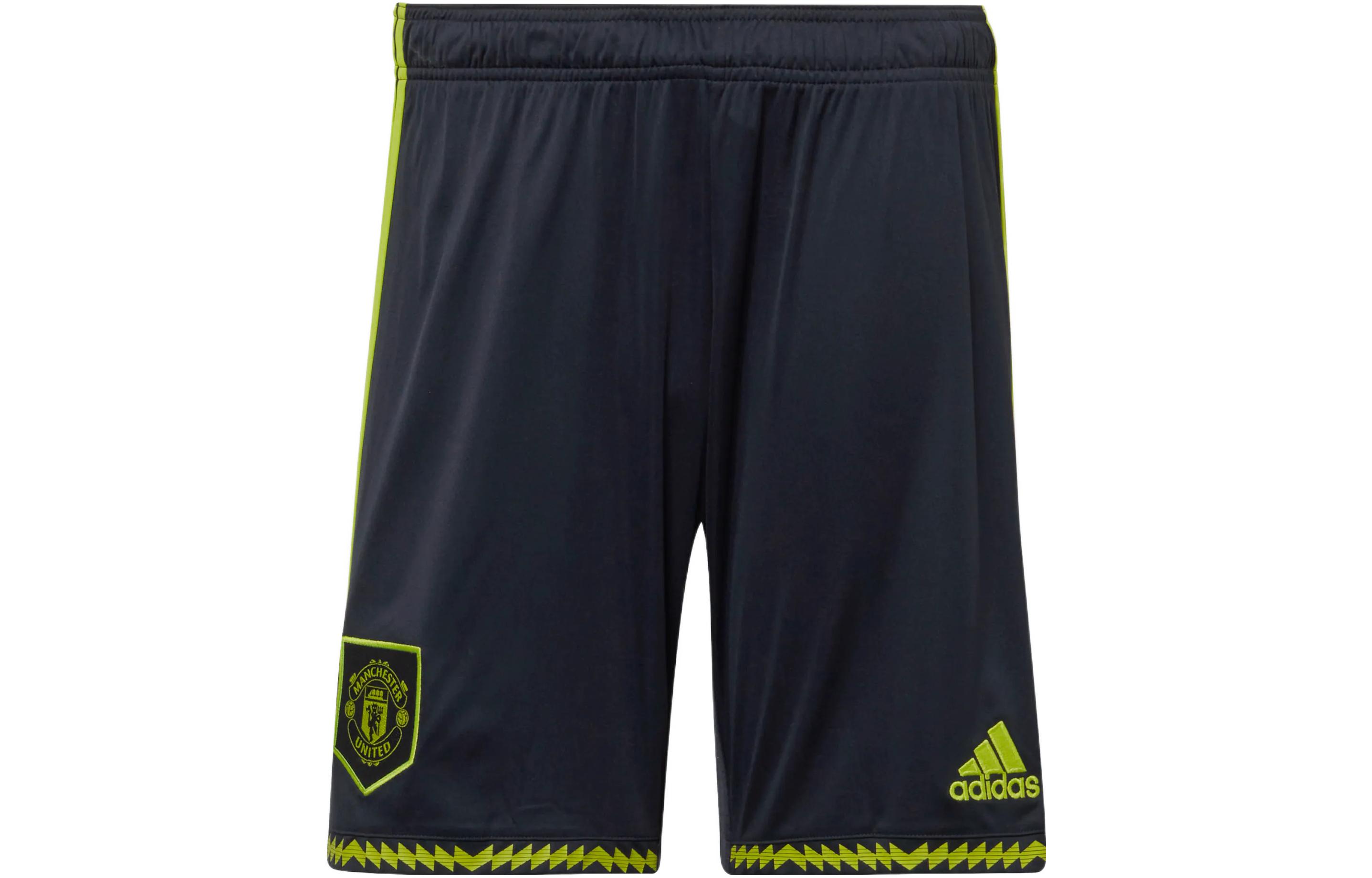 Брюки Adidas Manchester United для футбола мужские черные умеренно прямые HE2980 XL