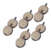5Pairs Disc Brake Pads Replacement SemiMetallic Resin Parts for Bicycle Mountain Bike