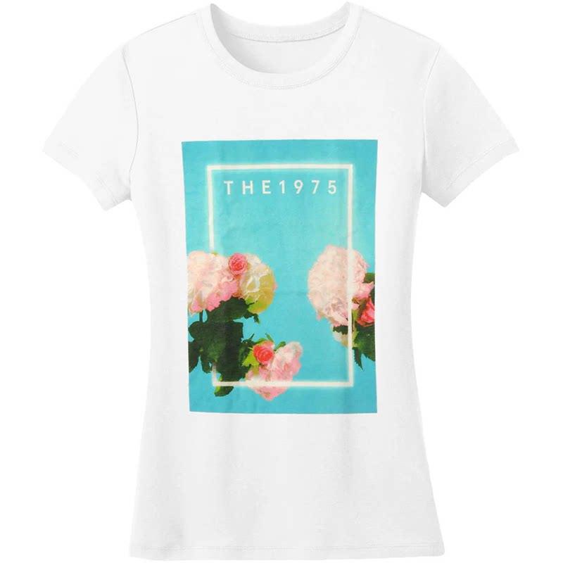 Fit Summer The 1975 Band's British Rock Punk Casual and Minimalist European-style Printed T-shirt for Men and Women
