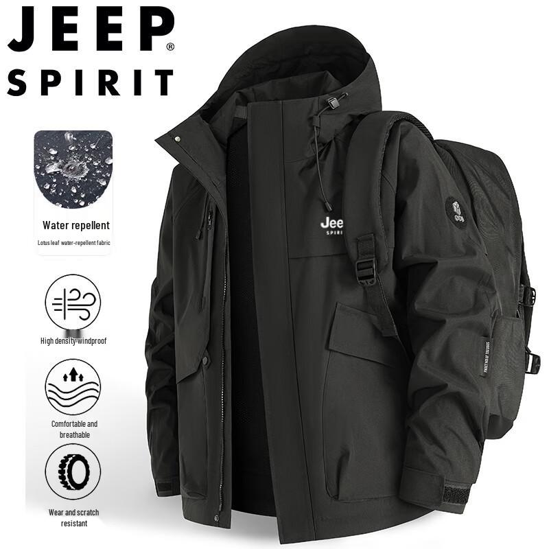 

JEEP SPIRIT Men s Waterproof Outdoor Jacket XL