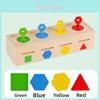 Wooden Shape Sorting Toy For Kids Educational Geometry Brain Teaser Puzzle