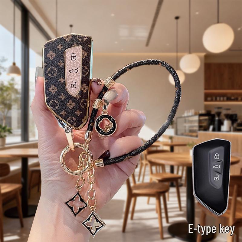 Volkswagen & Range Rover Schlüsseletui für Tiguan, Lavida, Magotan, Sagitar, T-Roc, Teramont, Tayron, Passat