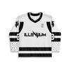 Illenium Bílá Černá Čisté Logo Rave Hokejový Dres Dlouhý Rukáv V-výstřih Tričko Unisex Streetwear Grafické Celoplošný Potisk Trička