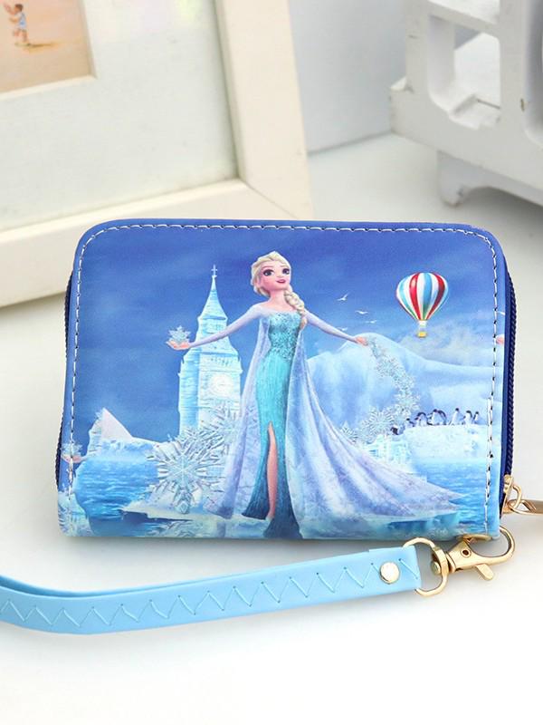 Trendy Japanese & Korean Cartoon Princess Coin Purse for Girls