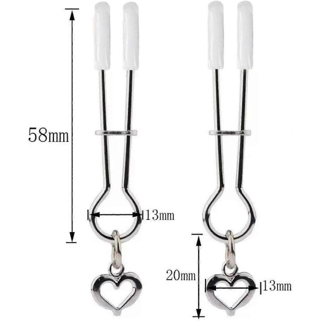 Nipple Clamps Clip for Women Men Adjustable Metal Body Clamps for Women