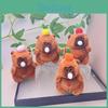 Blow Capybara Bubble Keychain Top Persimmon Kids Backpack Hanging Plush Doll
