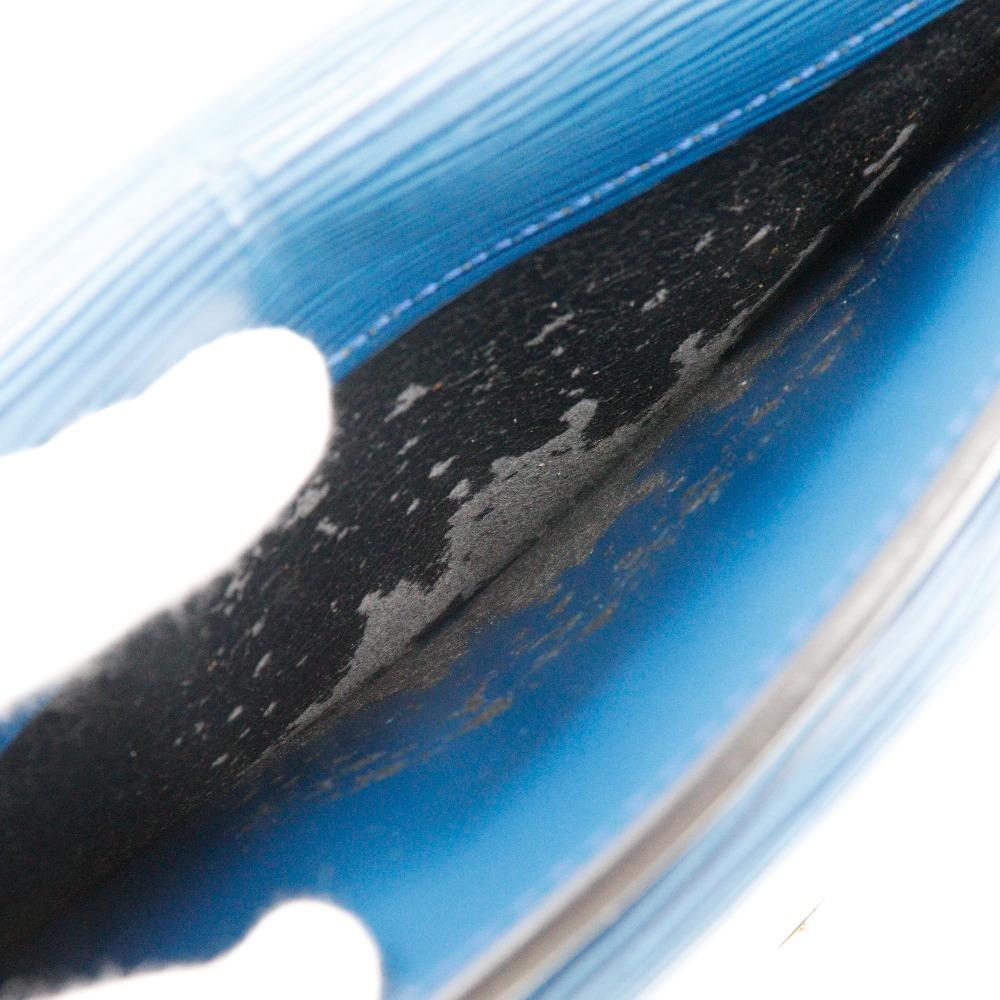 Louis Vuitton Grenel Shoulder Bag Double Sided Blue Epi Leather Women Used