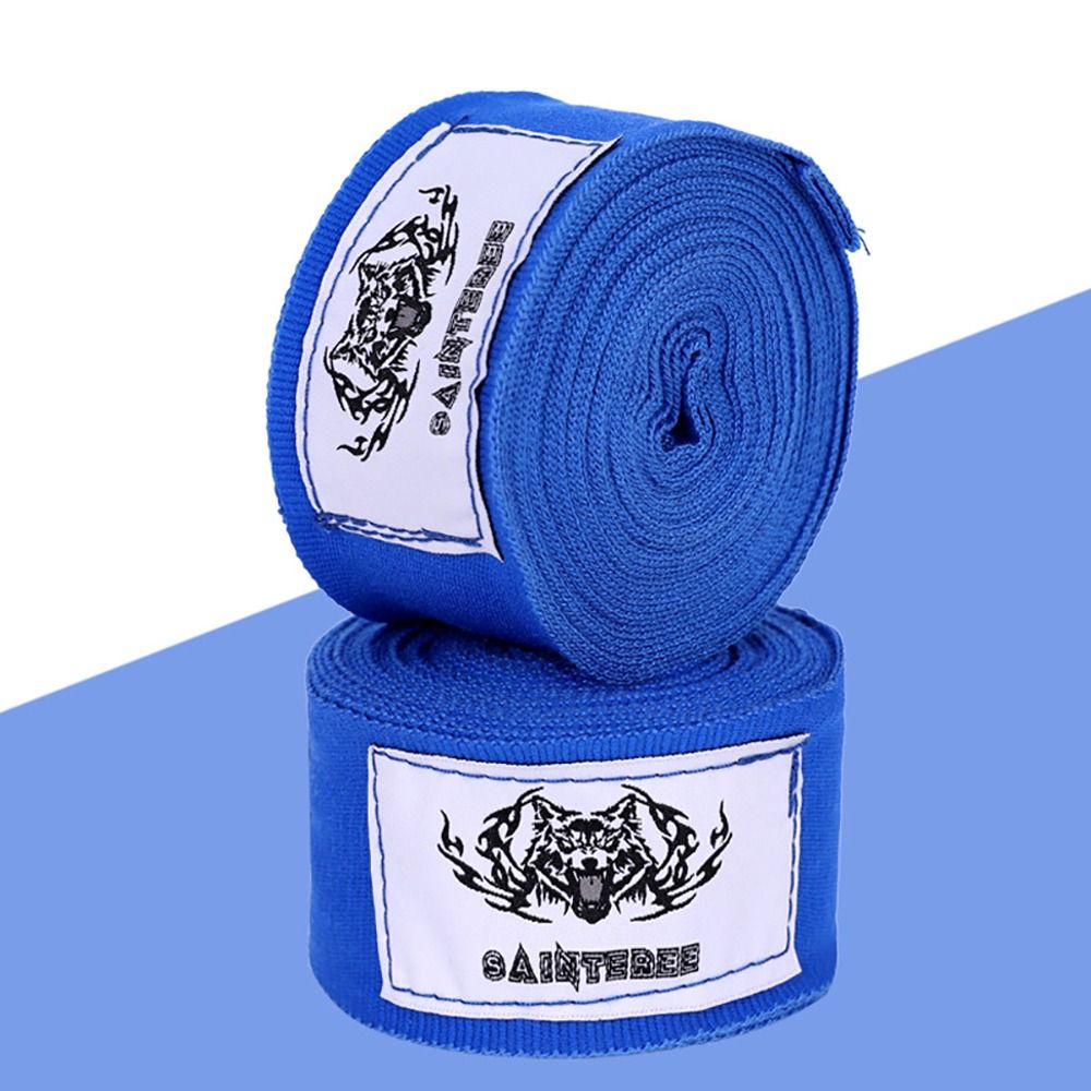 2 buc Bandaje Box Poliester Negru Roșu Albastru Bandaj de Mână Box Mănuși Box Articole Sportive