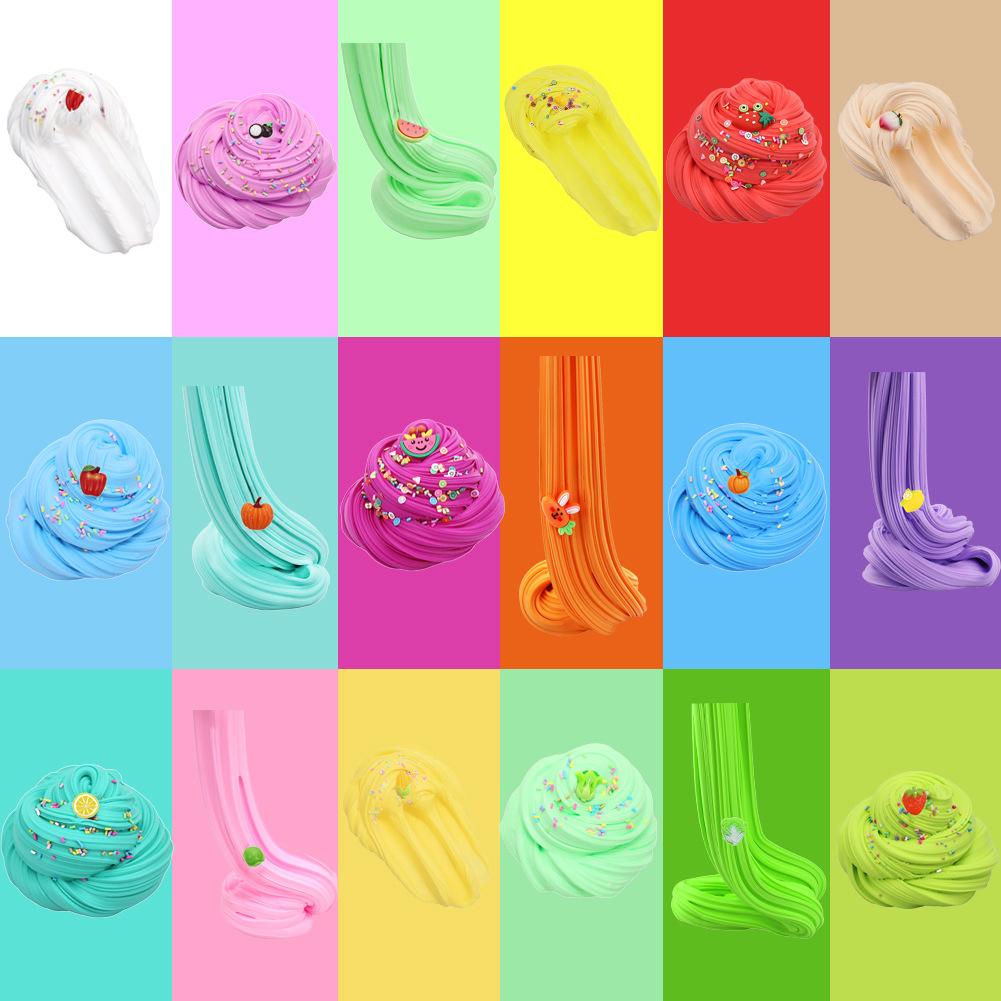 18 Colors Boxed Plasticine Non-Toxic Space Mud Crystal Color Mud Kids Toys