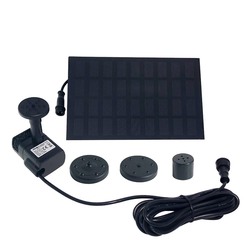 Outdoor Solar Powered Bird Bath Water For Pool Garden Aquarium