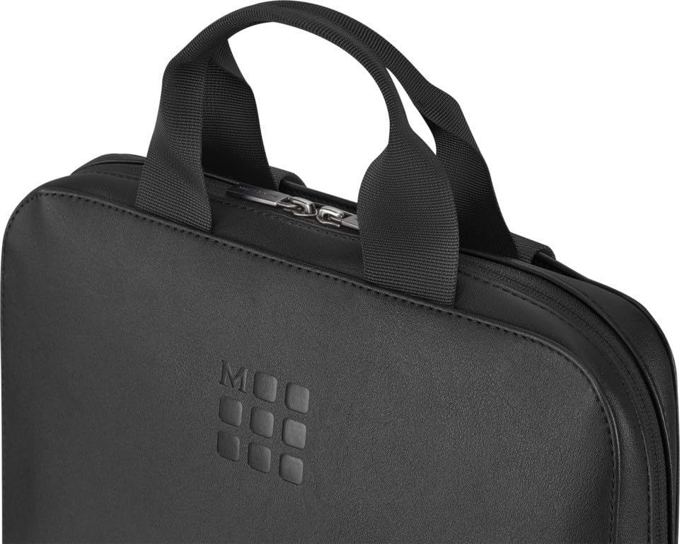 Moleskine Classic Vertical Business Backpack with 15-inch Laptop Storage, New Model, Men's, ET23C2DBVBK, Black, One Size