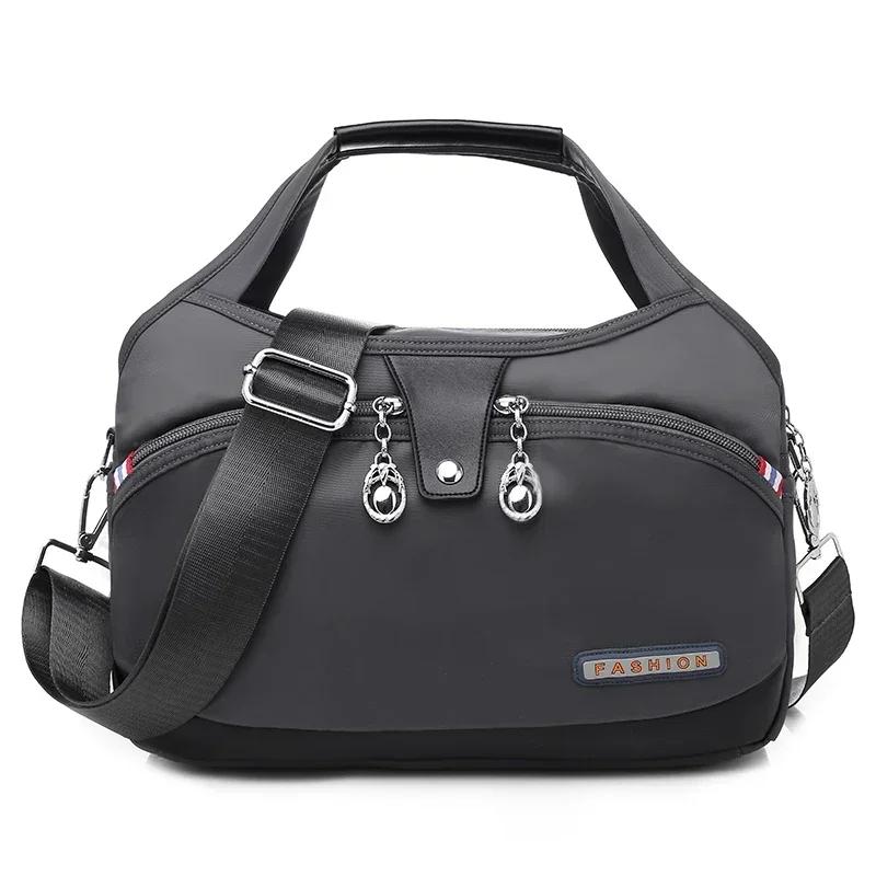 Duża pojemność kobieca torba typu crossbody, monochromatyczna torba na ramię, prosta, swobodna i słodka, wysokiej jakości, modna, nowa