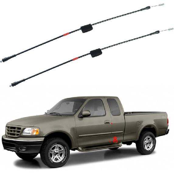 Rear Door Latch Cable Compatible For 1992-2014 F-Ord E150 E250 E350 E450 E550 Van Rear Right Passenger Side Cargo Door Latch Cable Replace