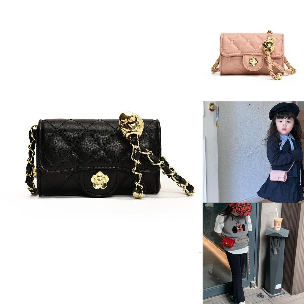 Children Mini Waist Bag With Chain Element For Daily Kids Fashion