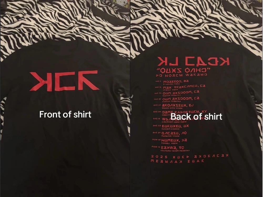 

My Chemical Romance The Black Parade Tour LA merch 2025 Double Sided TShirt Unisex T-Shirt S
