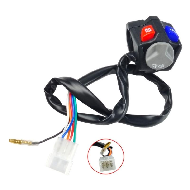 Motorcycle Starter Stop Button High/Low Beam Horn Switch Motorbike Accessories Combination Switch