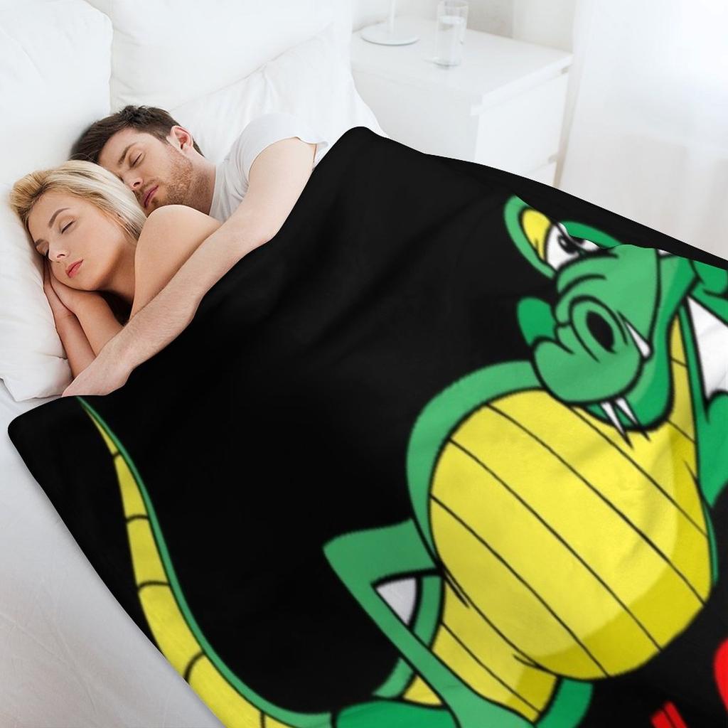 Lazy croc Throw Blanket Soft Plaid Cute Plaid Hair Baby Blankets