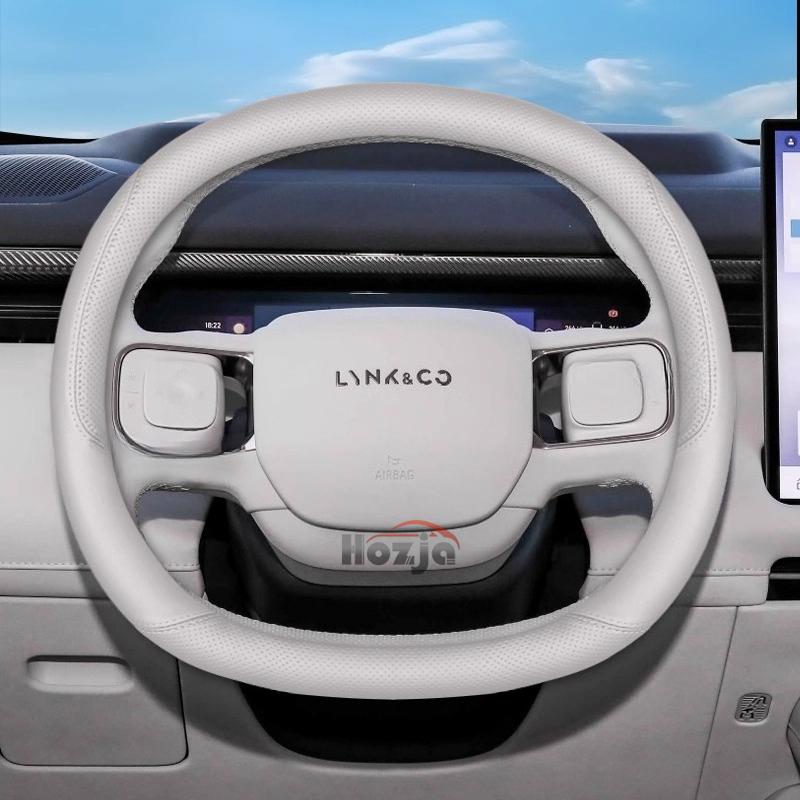 Leder Auto Lenkradabdeckung für LYNK CO 900 2025 Innenzubehör