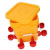 Automatic Chicken Waterer Set Plastic Large Capacity Poultry Waterer Dispenser with 8 Water Bowls for Chicken Bird Duck Goose