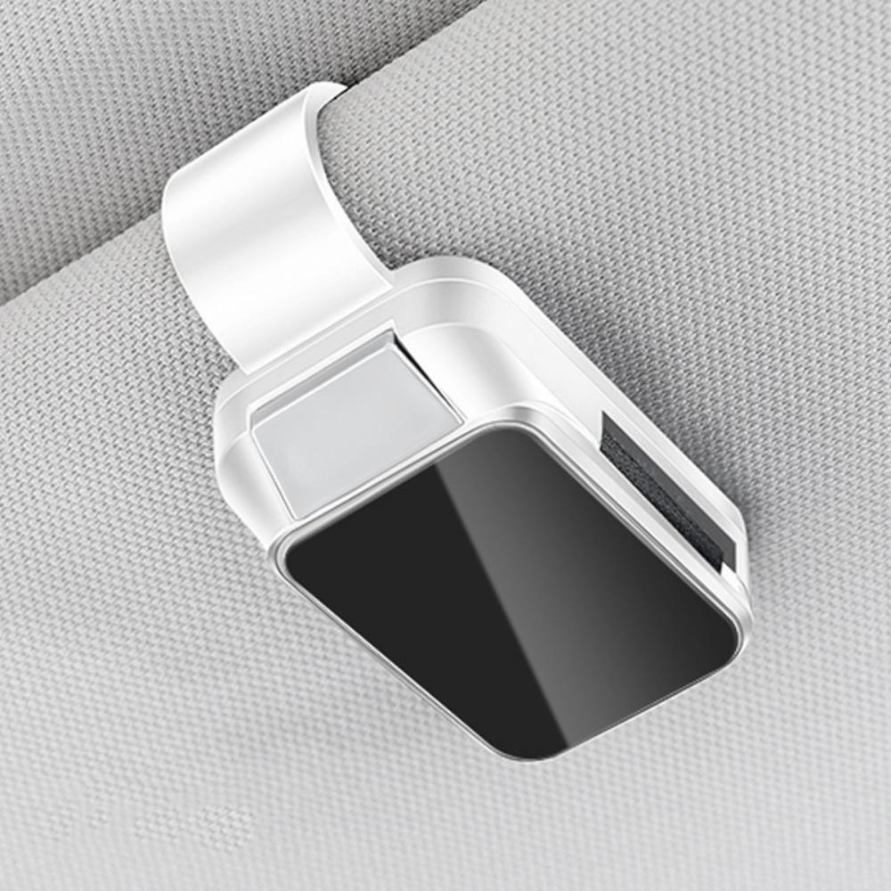 Shock-proof Car Glasses Clip Press Switch Ticket Card Mount Clips  Car Sun Visor Storage