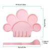 Silicone Paint Palette With Pen Holder Pigment Dispensing Tray Art Student Tools Painting Supplies For Watercolor Oil Propylene