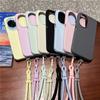 Applicable To Huawei Nova11 Mobile Phone Case Ultra New Pro Liquid Silicone Wristband Lanyard Anti-drop Case Female