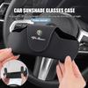 Auto Brillenetui Ticket Kartenhalter Sonnenblende Sonnenbrillenhalter Für Alfa Romeo 159 Giulietta 156 147 Giulia Mito GT Stelvio