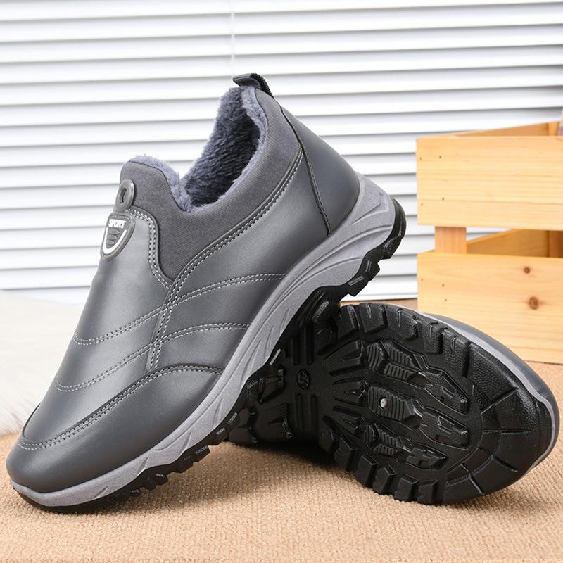 Men's Fashionable Winter Thick and Warm Snow Boots Outdoor Casual Shoes