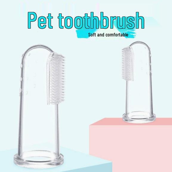 Pet Finger Toothbrush Covers for Dogs and Cats - Disposable Oral Cleaning Supplies