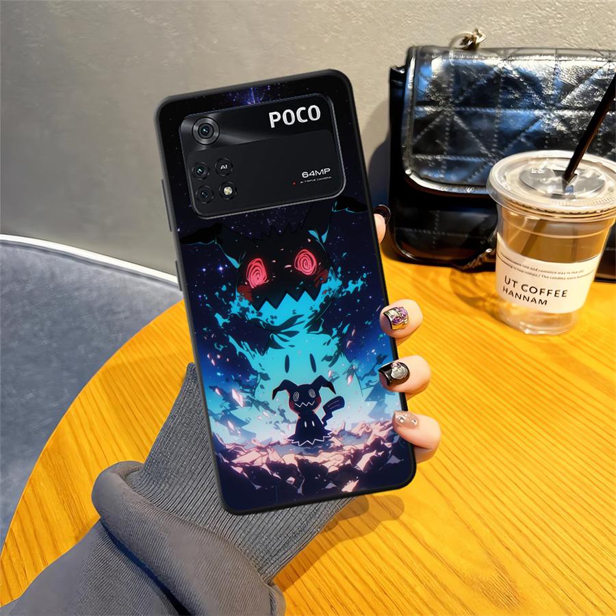 

Смешная Чехол-накладка для телефона Pokemon Mimikyu для Xiaomi Poco F8 M3 M4 M7 Pro F1 C71 M5 F3 C50 C75 X3 X4 X5 X7 Pro C61 Poco C75 5G
