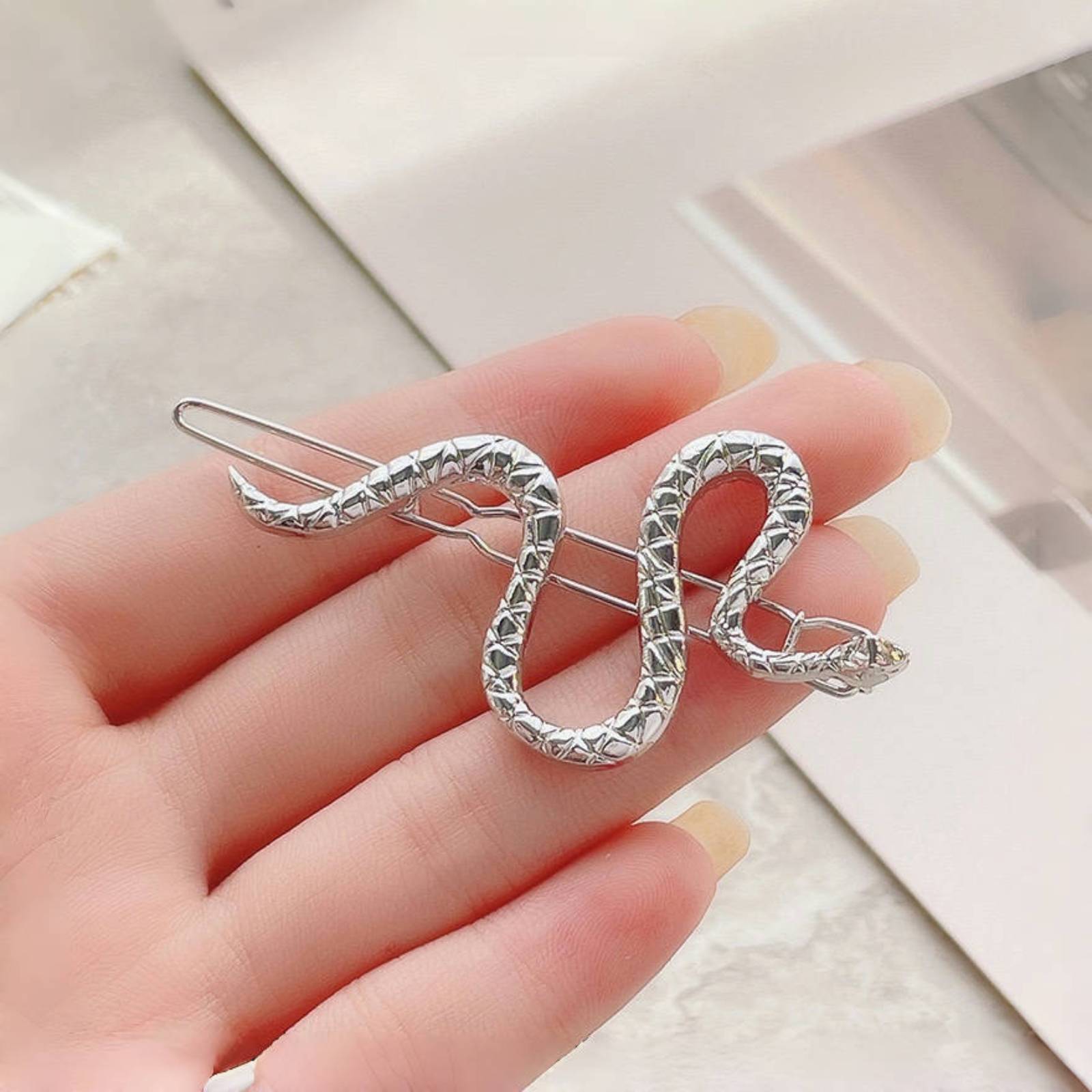 Snake Shaped Hairpin for Women Girls Headwear Hair Accessories